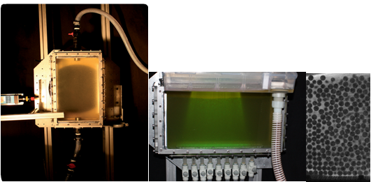 Labo 1 cellule de fluidisation avec fluorescence induite par laser.png