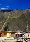 Chemins d'écoulement, fonte des neiges, Ollantaytambo,Pérou.jpg