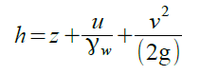 Equation bernouilli charge hydraulique.bmp