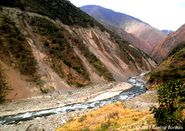 Erosion des falaises et glissement de terrain, Machu Picchu, Pérou.jpg